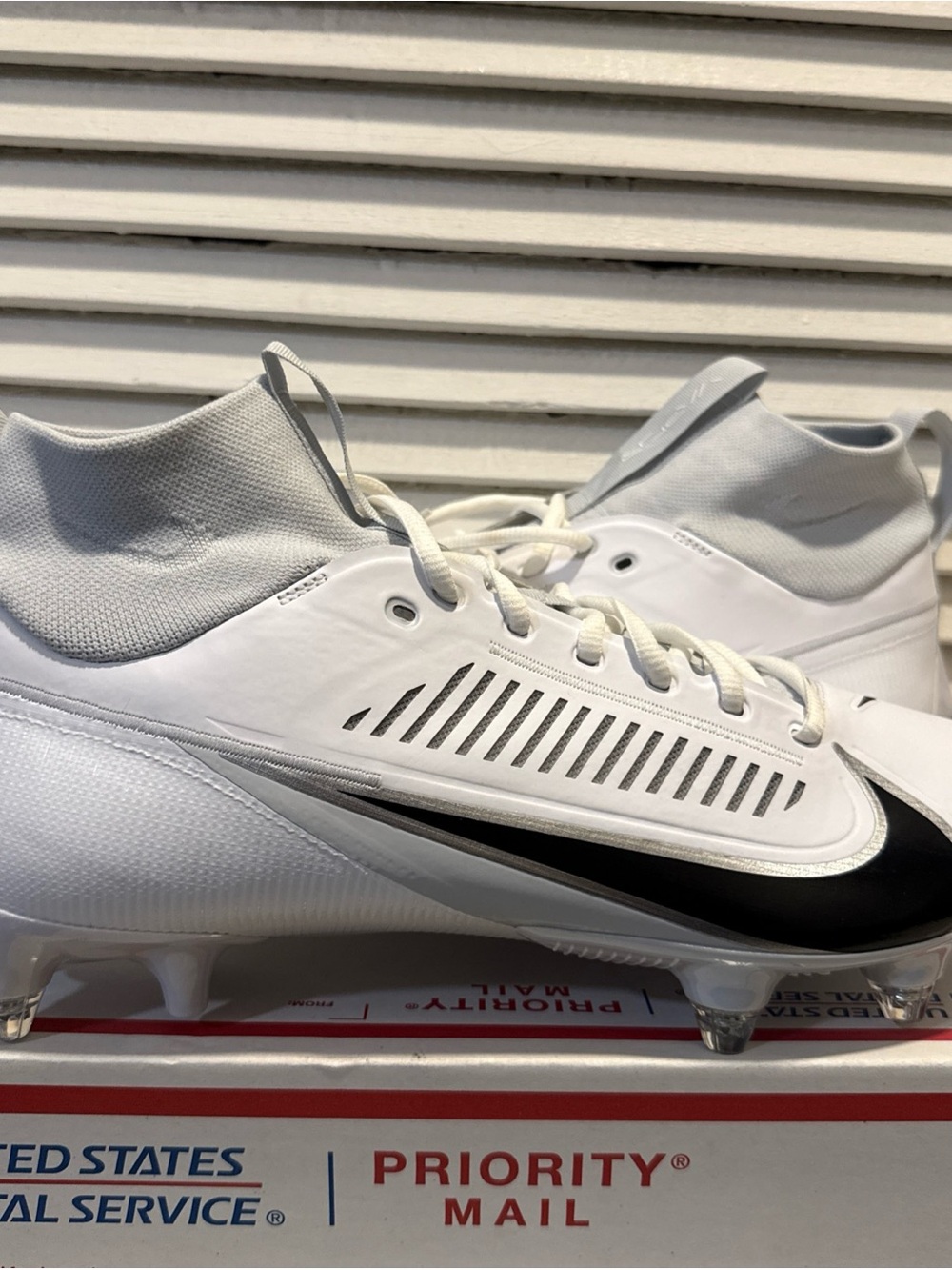 New Nike Vapor Edge Pro 360 2 D Football Cleats White Men's Size 11 FJ7023-100